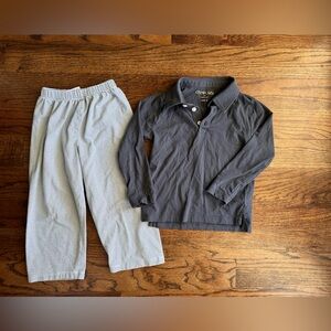 Crew cuts and shrimp and grits striped pants